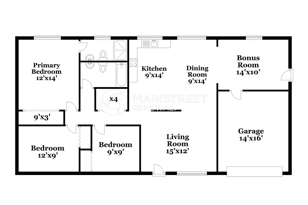 Floor Plan - 4691 McKibben Dr