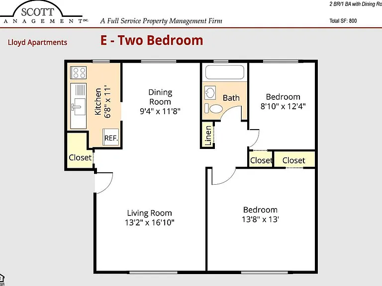 Floor Plan Type "E"
