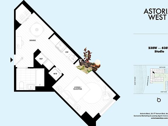 2nd image of 30-77 Vernon Blvd #438W