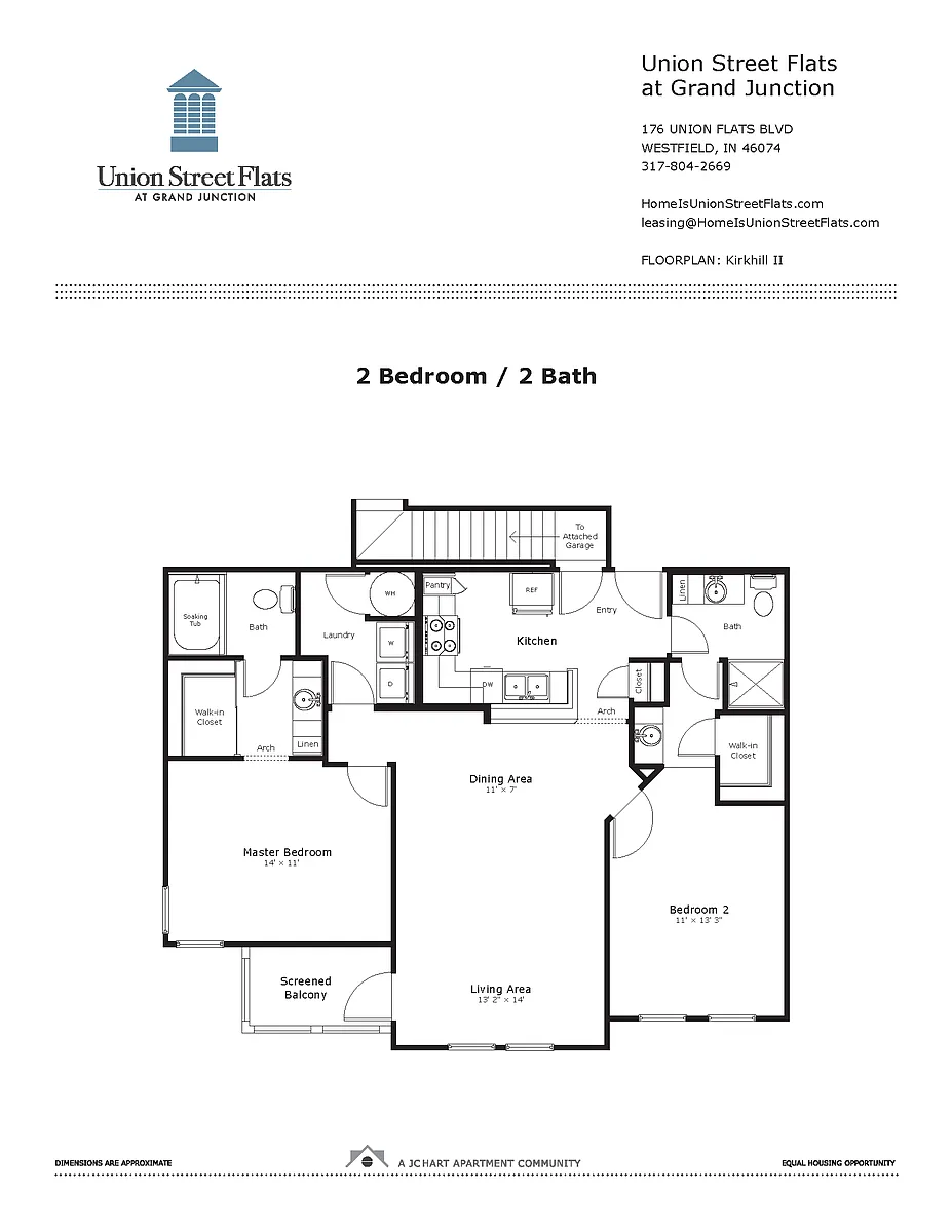 Floor plan Kirkhill II D7-A 2.2