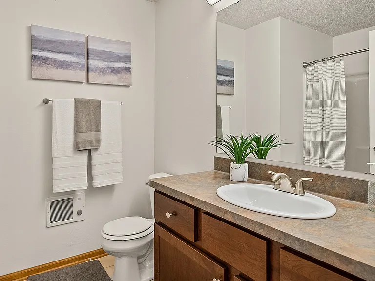 Riverwood Apartments Primary Bathroom