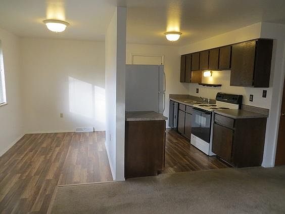 Dining are and Kitchen from Living Room