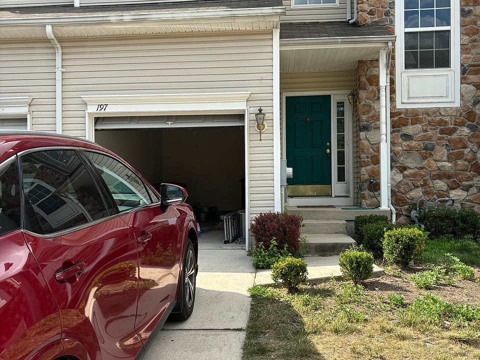 Front entrance, Garage and off street parking