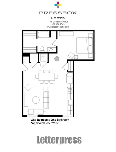 Floor plan Letterpress