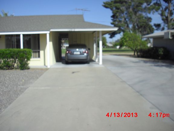 Extended driveway