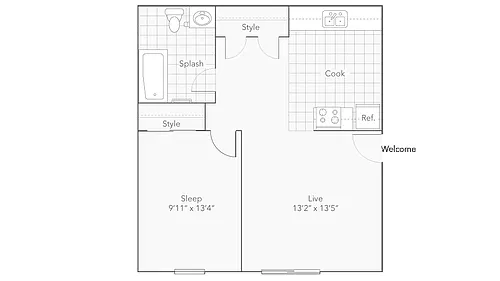 Floor plan East II - Mangrove