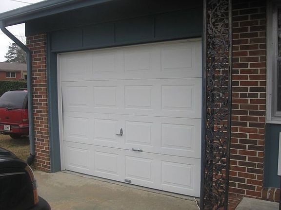 garage door.  