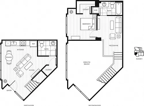 Floor plan Live Work 1