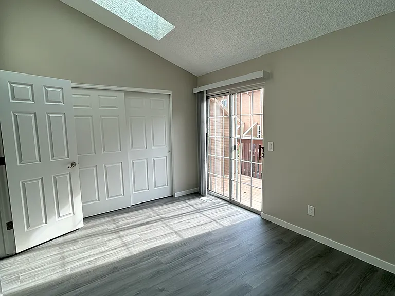 Bedroom #1 13' x 12' 6" with private porch