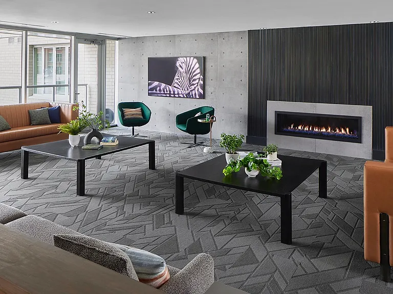 Apartment community Resident Lounge at Griffis LoDo in Denver, CO.