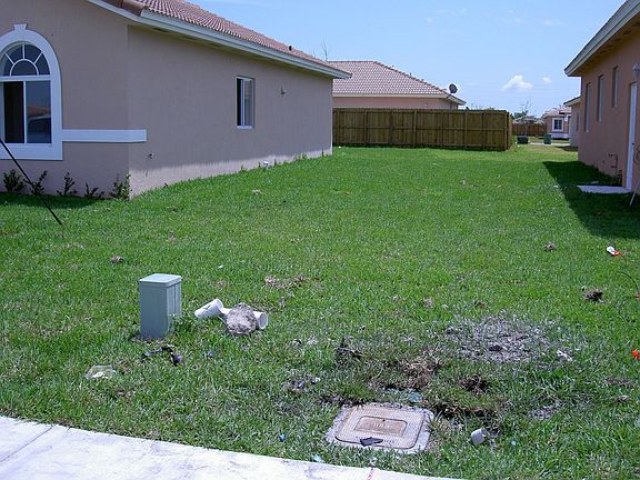 right side of the house