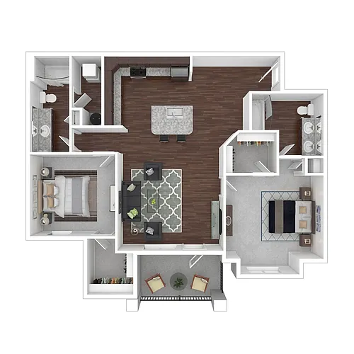Floor plan B3