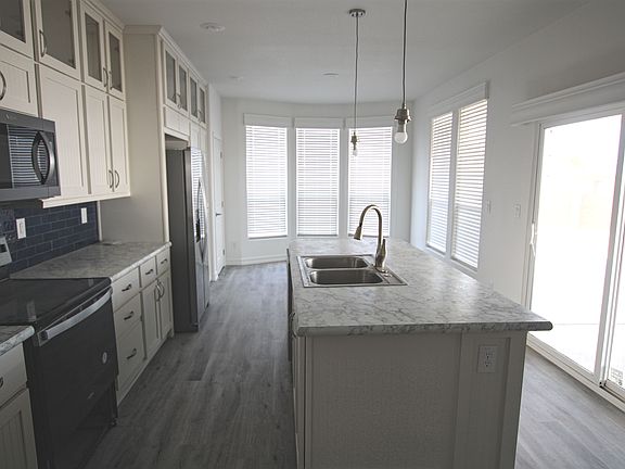 Kitchen - View to Dining Area with Bay Window