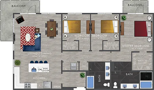 Floor plan C1