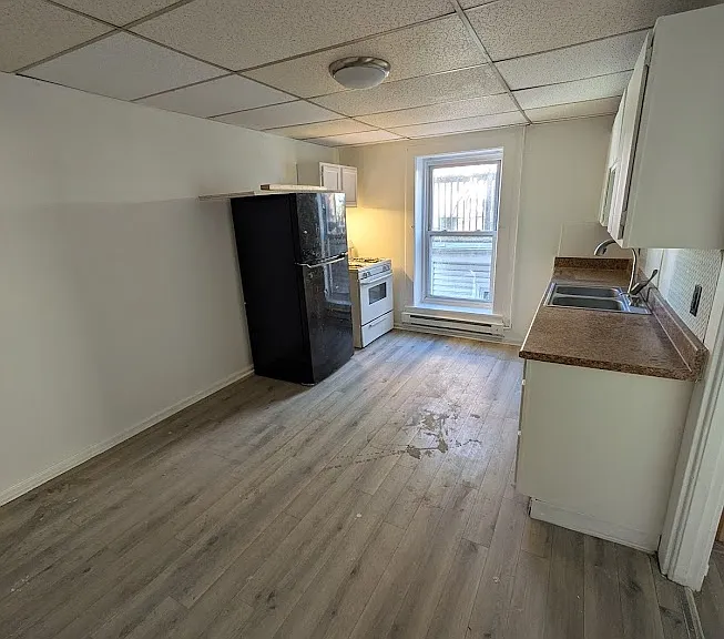 Kitchen with space for a dine-in table!