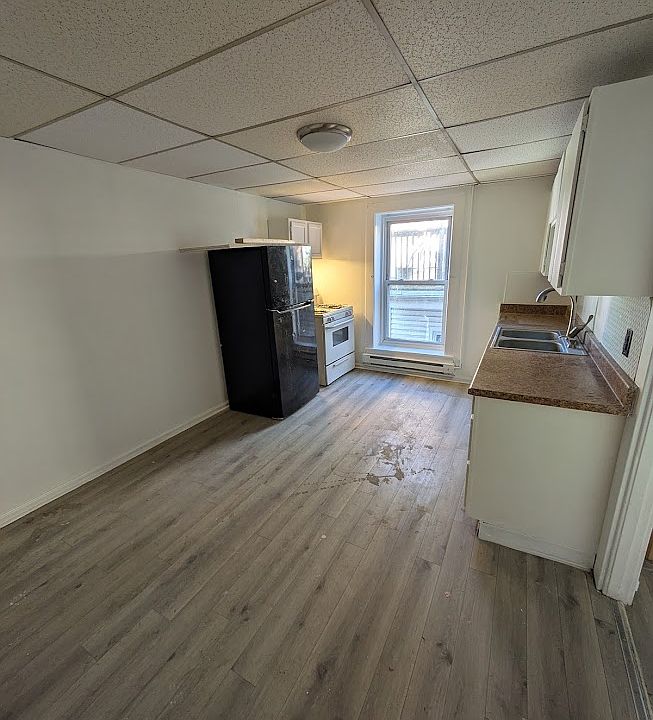 Kitchen with space for a dine-in table!