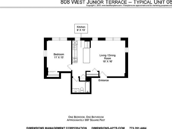 5th image of 808 W Junior Ter APT 608