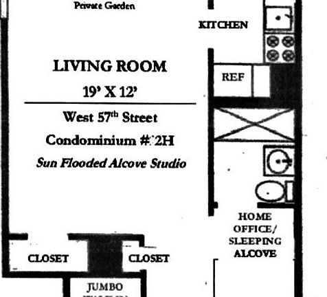 2nd image of 350 W 57th St APT 2H