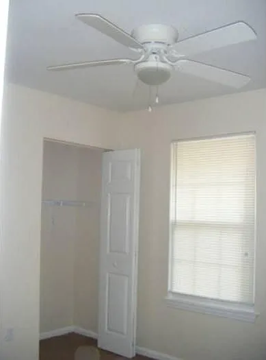 One bedroom off the main hallway