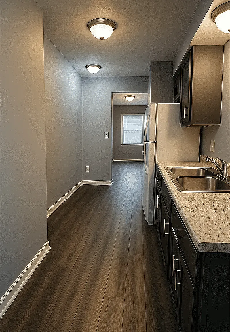 1 bed, 1.5 bath, 740 sqft, $850 — Photo 2