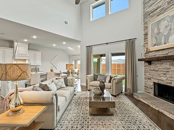 Bellflower Family Room with Fireplace