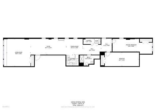 Floor plan 2 Bedroom