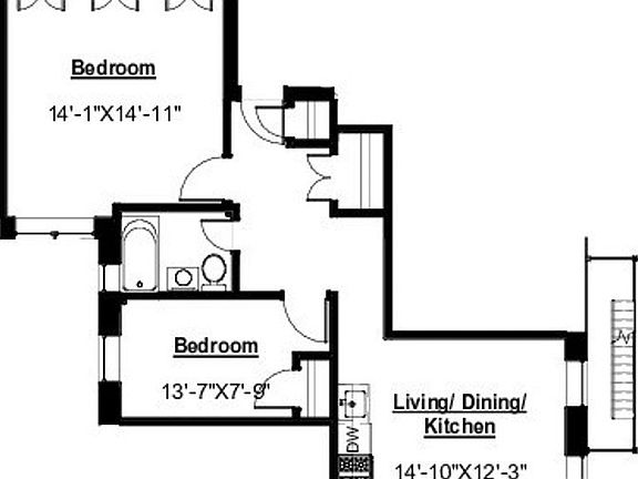 2nd image of 105 Bennett Ave #44B