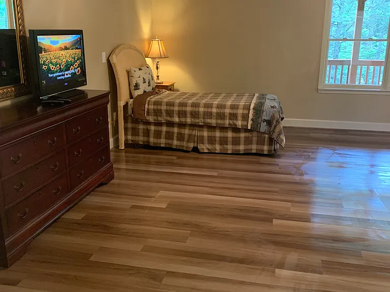 Huge master bedroom.