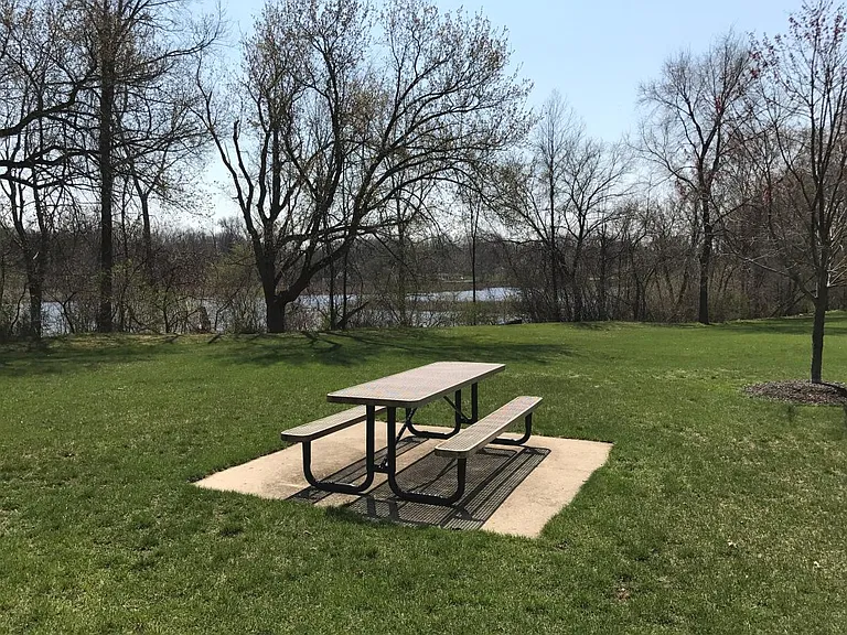 Picnic Area with View of Lake