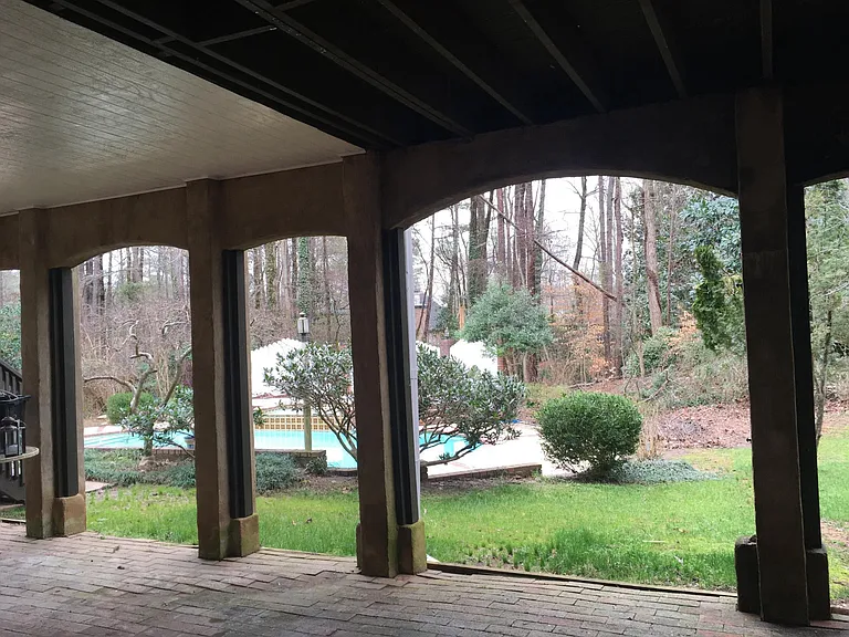 Spanish mission-themed baskyard retreat