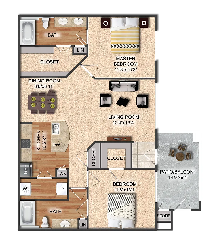 Floor plan B1