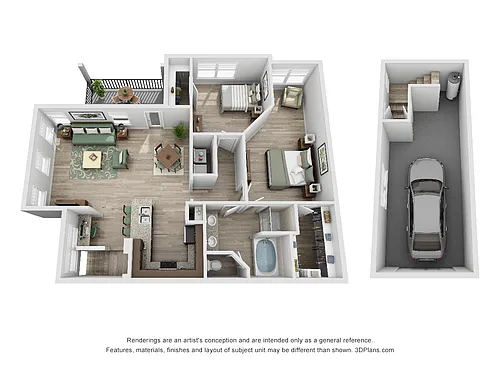 Floor plan B2 - Grenoble