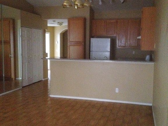 Living room and kitchen areas