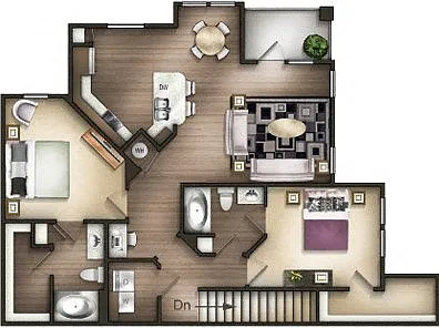 Floor plan B2U The Hillstead