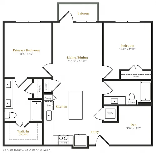Floor plan B8