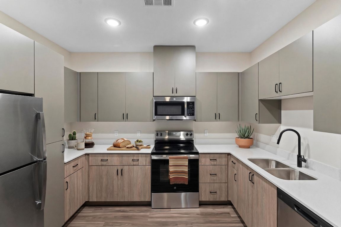 Virtually Staged Kitchen