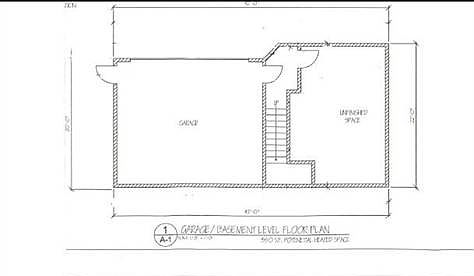 Garage & Basement Floorplan