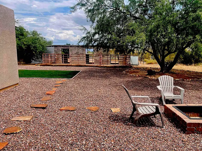 Backyard view