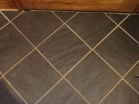 Slate Floor in Entryway