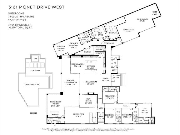 2nd image of 3161 Monet Dr W