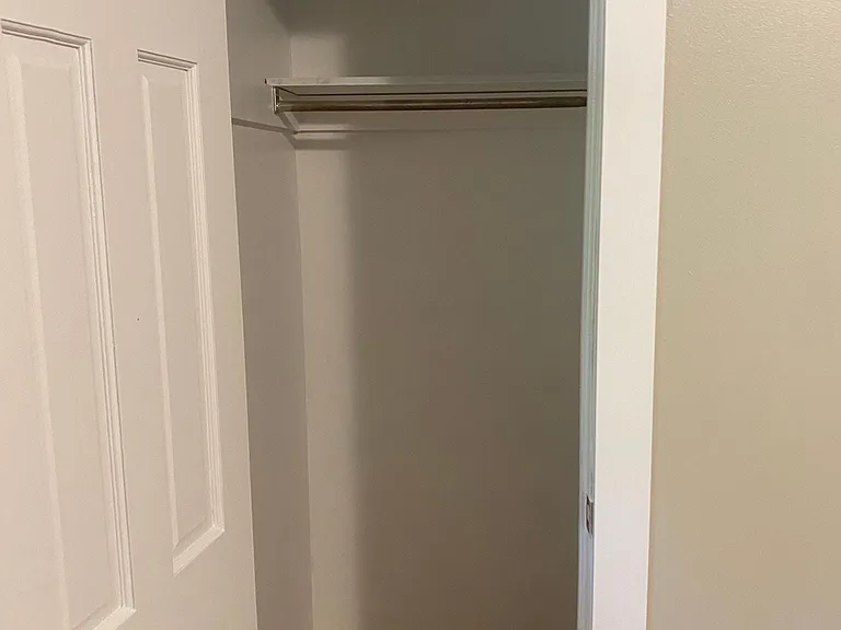 Closet of the back bedroom