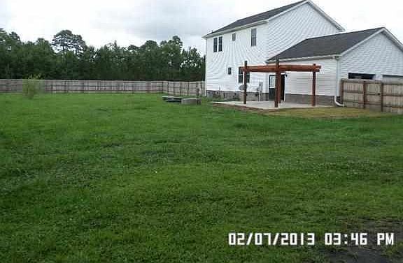 Fenced Back yard