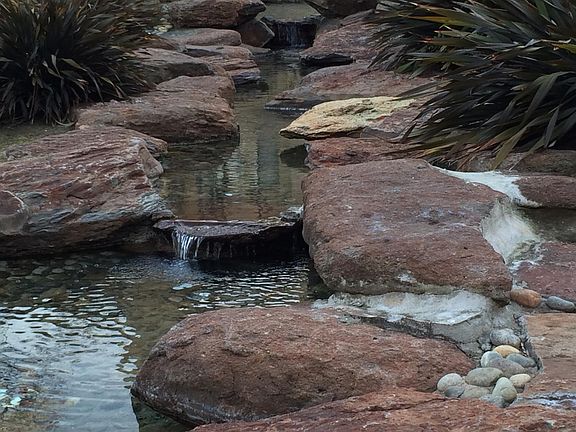 Relax in the landscaped courtyards