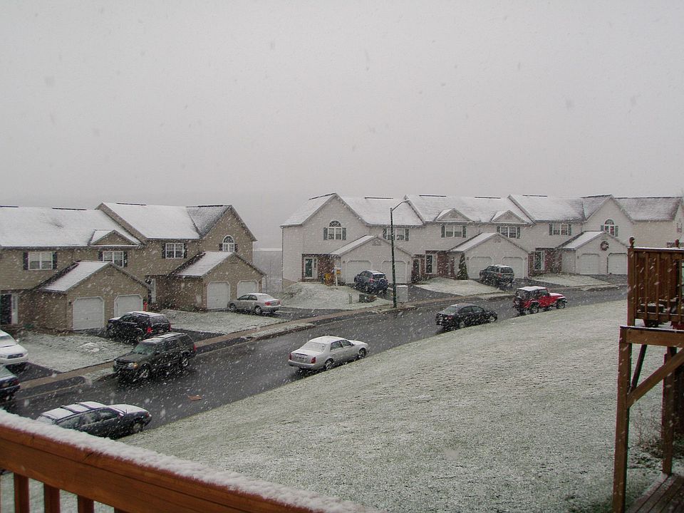 view west from deck