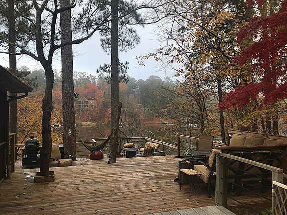 Back Deck Overlooks the lake