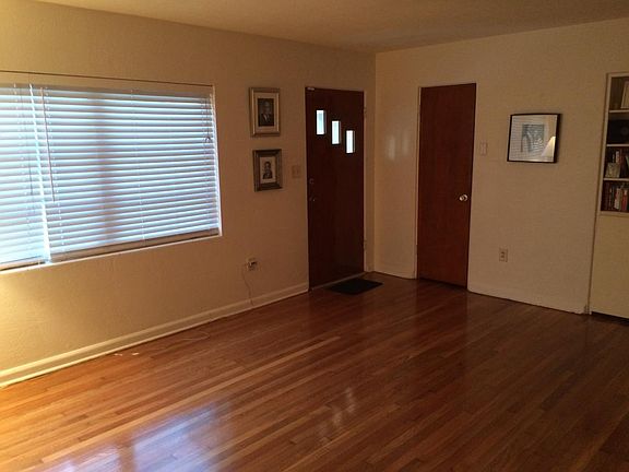 living room and front door