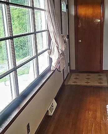 Coat closet by front door