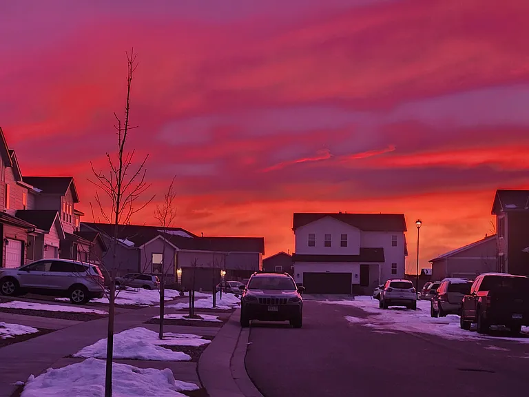 Jan 2026 sunrise down the street
