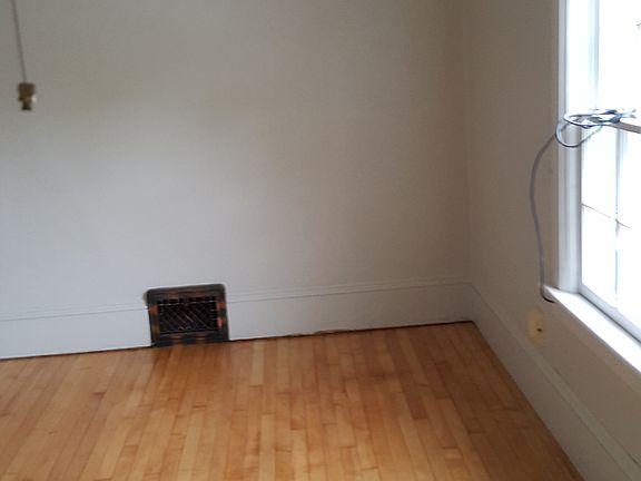 Living room with wood floors