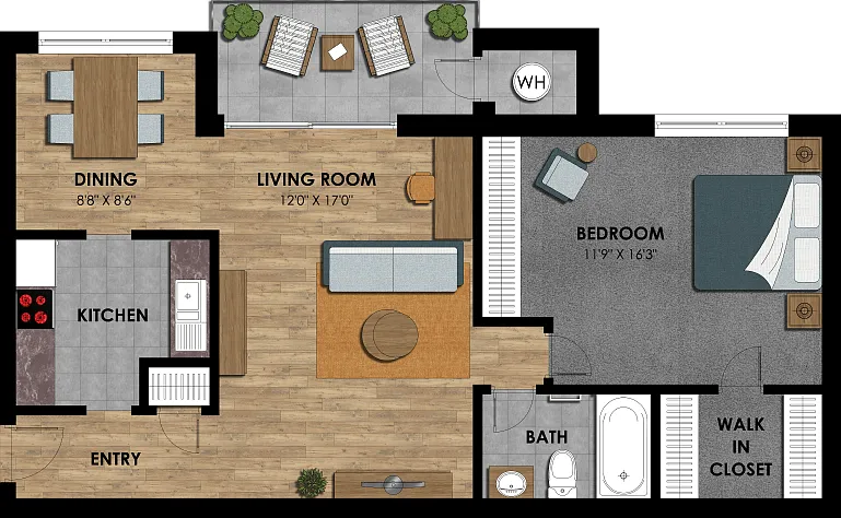Floor plan The Royal Oak
